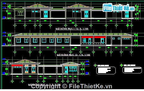 Bản vẽ,Bản vẽ autocad,Trường mầm non,1 tầng,kiến trúc mầm non,kiến trúc trường mầm non